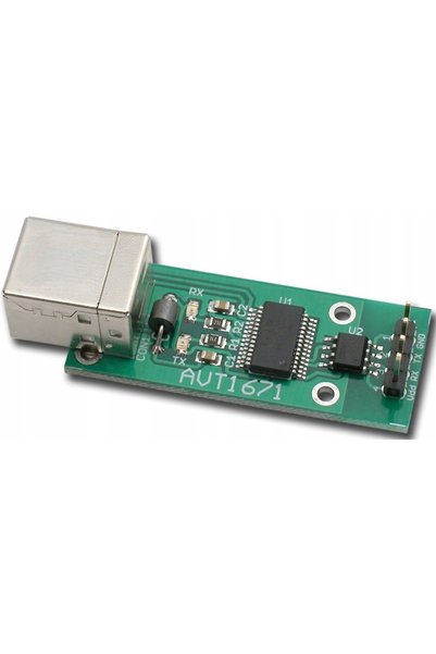 NO BRAND Convertor USB/RS232 cu izolare galvanică, DIY, AVT1671 B