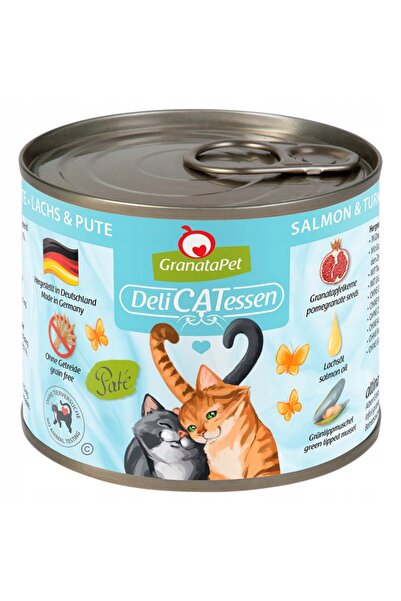 NO BRAND GranataPet DeliCatessen hrană umedă pentru pisici, somon și curcan 6...
