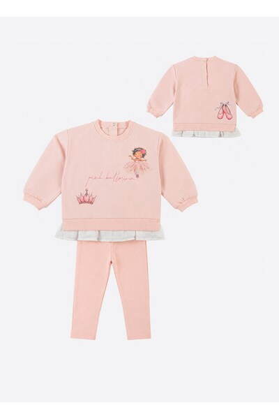kitikate Organic Pink Ballerna 2-Piece Set Pink