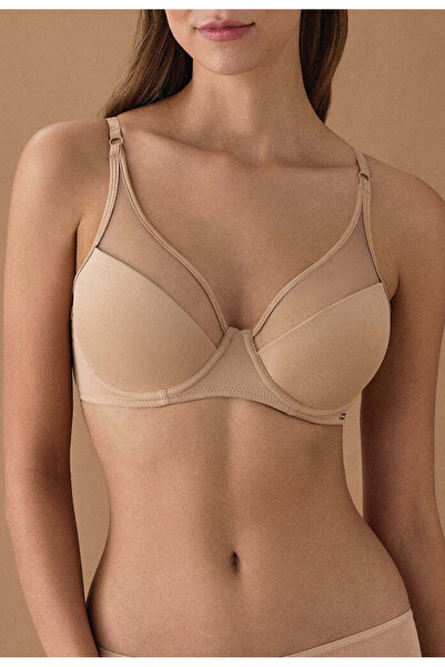 Intense Lingerie Intense 1900 Low-Cut Tulle Push up Bra
