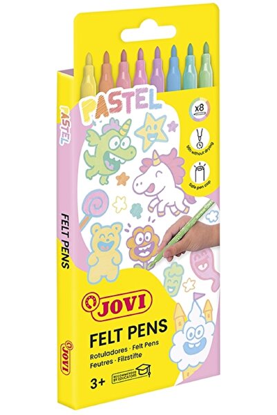 Jovi Carioci in culori pastel, 8 buc/set,