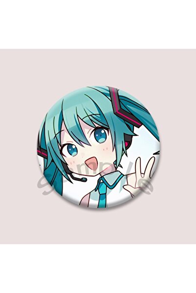 Choice 32mm style 28 Kawaii Virtual Singer Mik Round Shape Badge Snap-in Cart...