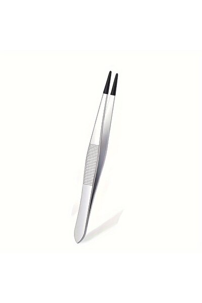 Choice6 Black D 1/2/4 Pieces Tweezers With Tips Tweezers PVC Silicone Coated ...