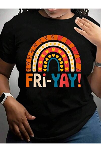 NOURAM Happy Friday Fri Yay Teacher Meme Back To School Black Graphic T Shirt...