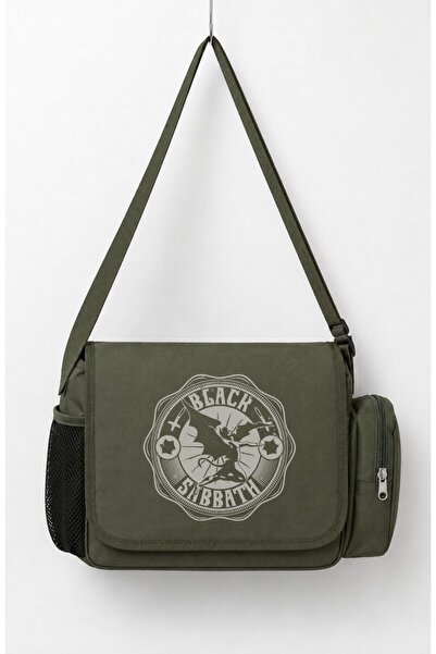 Fuddy Moda Unisex Rock Band Black Sabbath Printed Messenger Bag