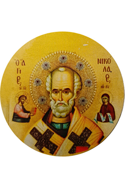 Bestgifts Γυάλινος μαγνήτης 50 χιλιοστά (Άγιος Νικόλαος)