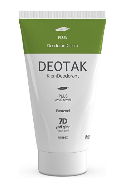 Deotak Krem Deodorant Unisex Kokusuz 35 ml Tüm Cilt Tipleri İçin Etkili Koruma