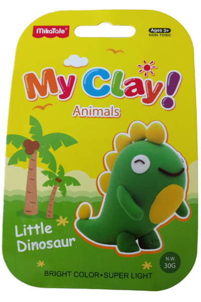 OEM MikaTale MyClay Plastilină de modelat, Dinozaur MK618, 30g