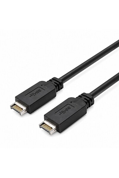 Alfais 6076 Type E to Type C Ön Panel Usb C Uzatma Kablosu Braket Adaptörü 3.1 Çevirici Dönüştürücü