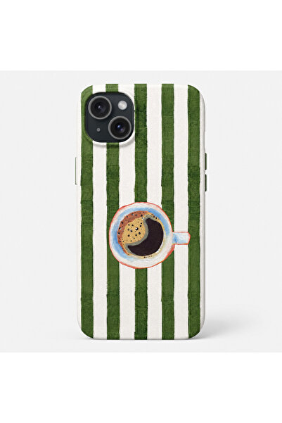 DarkSun iPhone 13/14 Uyumlu Desenli Haki Lansman Telefon Kılıfı K165