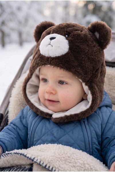 Aware Time 0-12 Ay Figürlü Peluş Erkek Bebek&Çocuk Bere