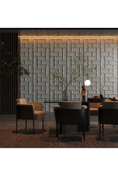3D Wall Panou 3D SOHO White