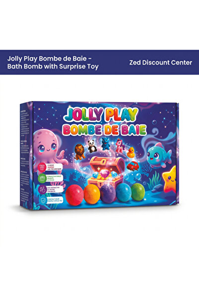 Generic Brand Jolly Play Bombe de Baie - Bombe de baie cu jucărie surpriză