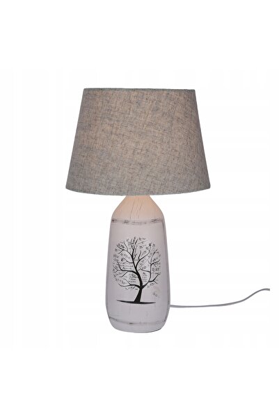 NO BRAND Lampă de masă Candellux Walia gri 60 W
