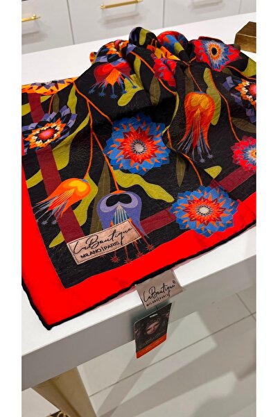 LA BOUTIQUE Bamboo Silk Cotton Summer Fall Cool Scarf