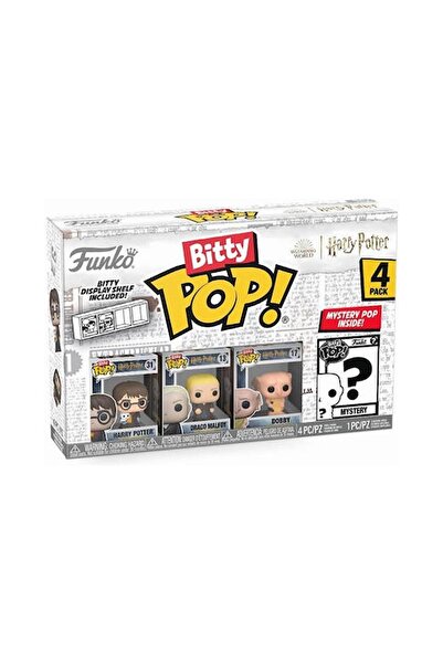 Funko Bitty Pop! Pachet de 4: Harry Potter – Figurine de vinil Harry Potter