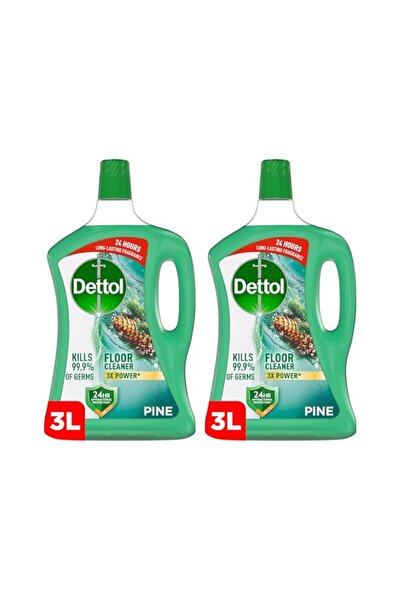 Generic Brand Dettol Antibacterial Power Floor Cleaner Pine Scent, 3L x 2