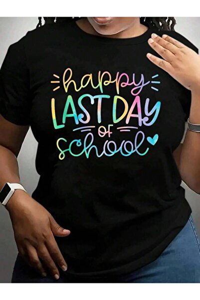 21JNRY تي شيرت بطباعة جرافيكية باللون الأسود من Last Day Of Shirt Tie Dye، هد...