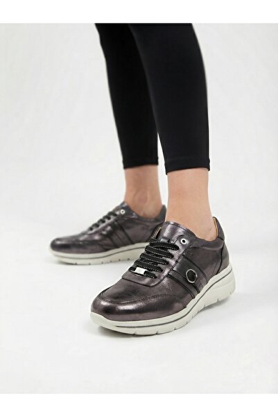Mammamia 7110 Women's Genuine Leather Sneaker - 4.5 cm