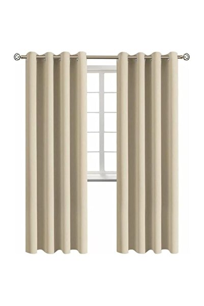 Generic Brand Aputue Blackout Curtain, 2-Panel Thermal Insulated Grommet Drap...