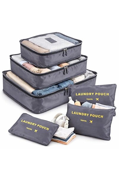 Generic SKY-TOUCH 6Pcs Set Travel Luggage Organizer Packing Cubes Set Storage...
