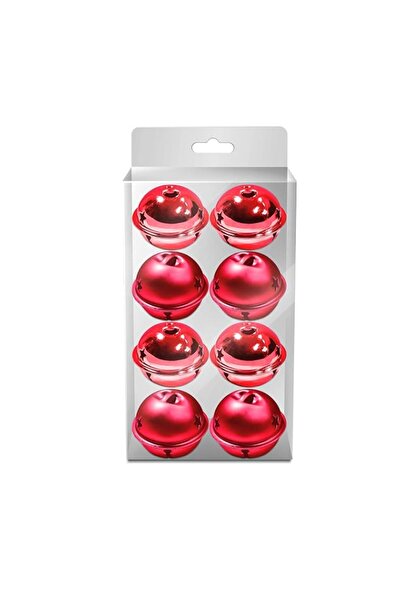 Generic Brand Christmas Magic Red Bells 4cm 8pcs