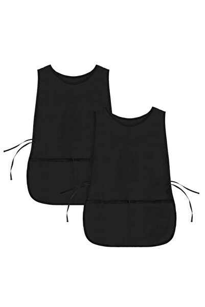 Generic (2 pack) Unisex Cobbler Apron Lace-up 2 Front Pockets Smock Regular