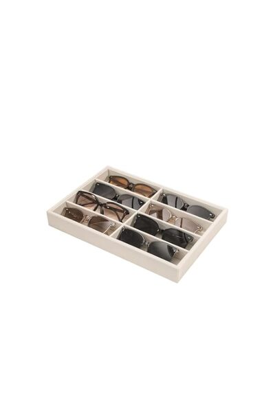 Generic Brand Coward Velvet Glasses Tray, Beige Eyeglasses Watches Jewelry Di...