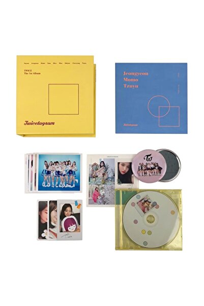 Generic Brand TWICE - 1st Album [TWICETAGRAM] (B Ver.) CD + Booklet + Cover S...