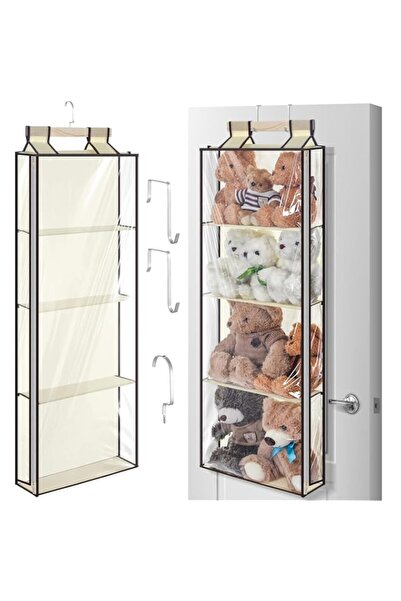 Generic Over Door Hanging Organizer, Hanging Stuffed Animal Storage with Zipp...