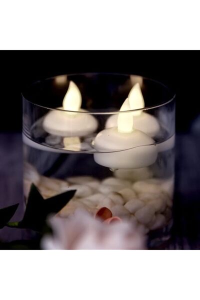 Generic X spring Waterproof Flameless Floating Tealights, Gold Floating Candl...
