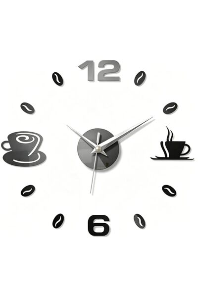 Generic Brand HALAMODO 1PCS Modern Art DIY Wall Clock 3D Self Adhesive Sticke...