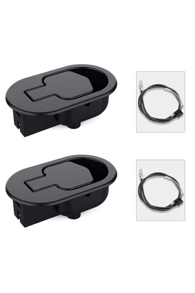 Generic 2 Sets Recliner Replacement Parts - Metal Recliner Handle, Release Pu...