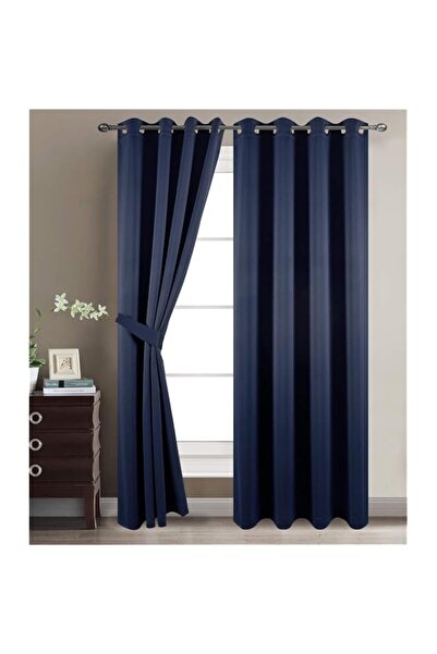Generic Brand 2 Panels Solid Color High Shading Grommet Top Blackout Curtains...