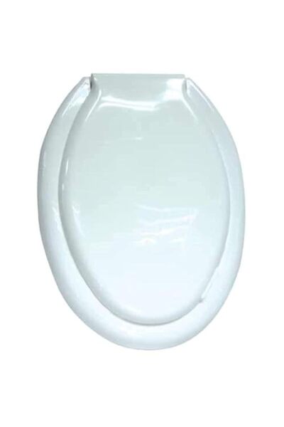 Generic Toilet Seat Cover Wc White Lid - Made in UAE (Flexible Type - Light D...