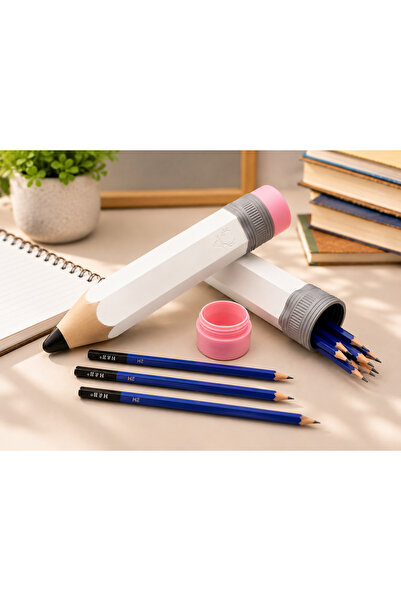 farist Giant Pencil-Shaped Pencil Case – 32X6 cm Decorative 3D Printing Pen H...