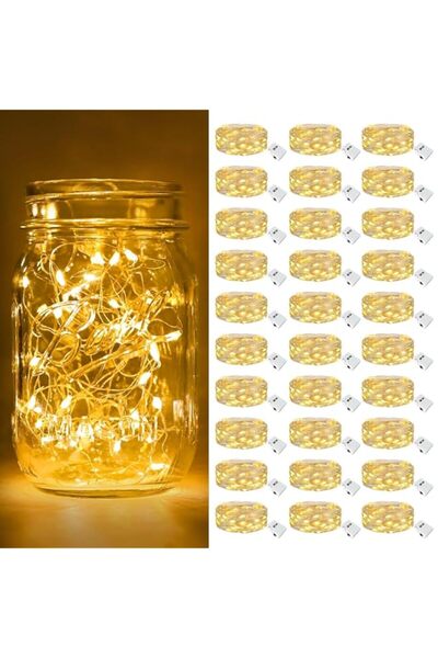 Generic 30 Pack Fairy Lights Battery Operated [3 Modes], 7ft 20 Led Twinkle L...