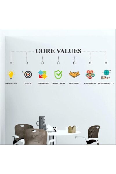 Generic Brand StickMe 'Core Values - Office - Inspirational - Motivational - ...