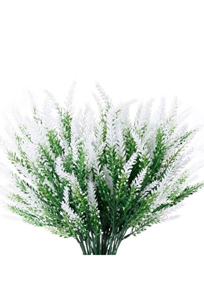 Generic JAFFIUST 8 Sets Faux Lavender Flowers, Fake Boston Plants Green Plant...