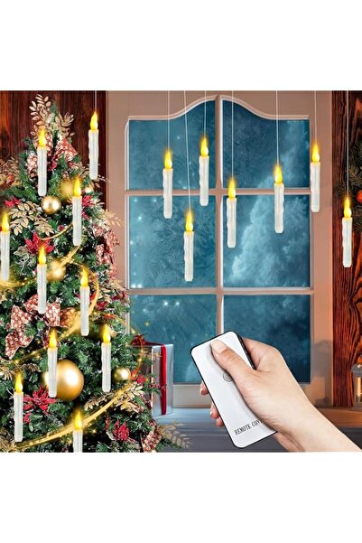 Generic Brand Floating Candles,Magic Hanging Candles Flameless, Flickering Wa...