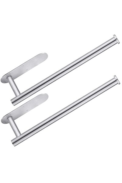 Generic CUXIXA Paper Towel Holder Under Cabinet 2 Pack,Stainless Steel Paper ...