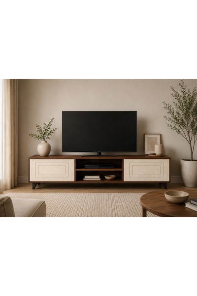 N.zone Modern Tv Stand with a Sleek and Luxurious Design, Offering Practical ...