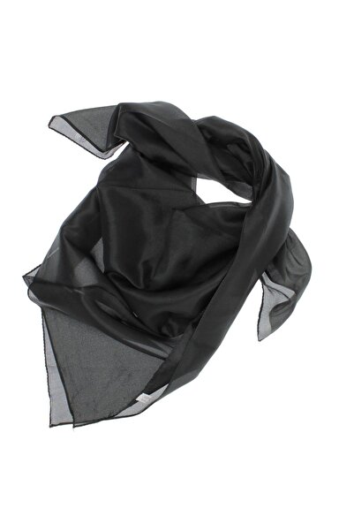 ButicCochet Eșarfă, Batic, pentru femei, Buticcochet, Negru, 100% mătase, 90x...