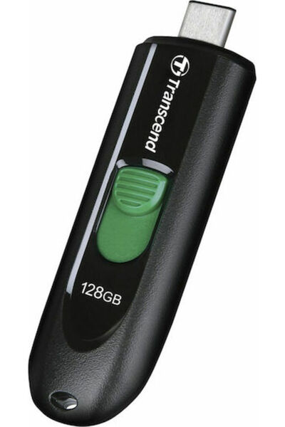 Transcend JetFlash 790C 128GB USB 3.1 Στικάκι με σύνδεση USB-C Μαύρο