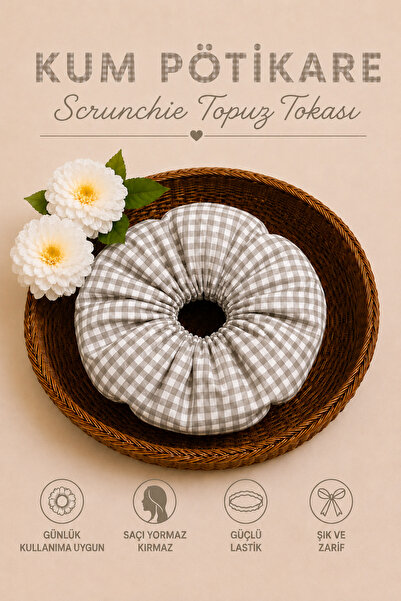 Hophera Pötikare Large Size Scrunchie Bagel Hair Clip Strong Elastic Bun Hair...
