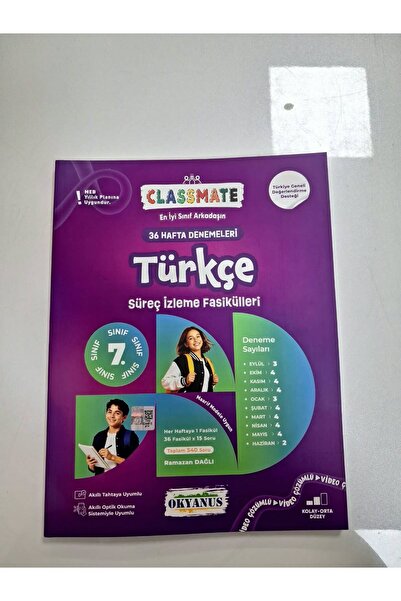 7.SINIF TÜRKÇE 36 HAFTA SÜREÇ İZLEME FASİKÜLLERİ YENİ MAARİF MODEL 2026-2027