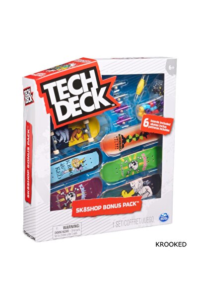 Tech Deck Sk8 shop bonus pack (περιλαμβάνει 6 σανιδάκια)
