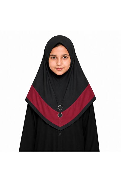 Linda Hijab Modest Islamic Abaya with Layered Hijab Design for Kids – Elegant...