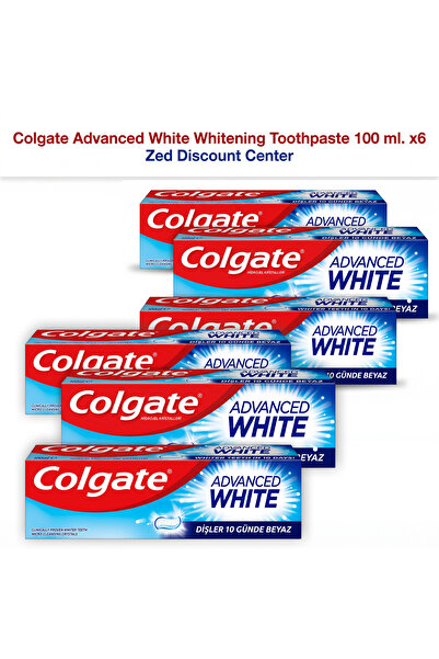 Colgate Pastă de dinți avansată pentru albire 100 ml. x6