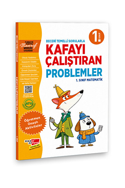 Dikkat Atölyesi Yayınları 1. Sınıf Matematik Kafayı Çalıştıran Problemler